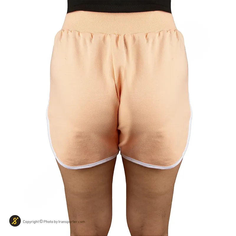 شلوارک ورزشی زنانه بدنسازی طرح نایک کتان KHS