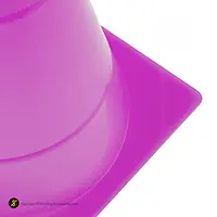 مانع تمرین فوتبال مخروطی 17 سانتیمتری ژله ای  بسته 10عددی