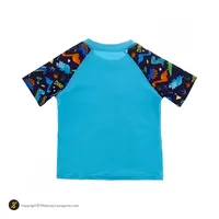 مایو شنا بچه گانه پسرانه دوتکه طرح دار BIAIDI همراه با کلاه شنا YY232