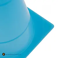 مانع تمرین فوتبال مخروطی 17 سانتیمتری ژله ای  بسته 10عددی