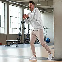 شلوار ورزشی مردانه طرح آدیداس اسلش مچ دار DMK