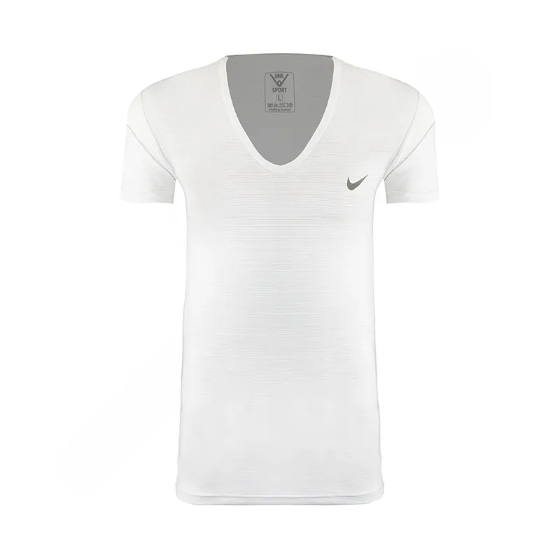 تیشرت ورزشی زنانه طرح نایک یقه هفتی یونیک اسپرت NZD 