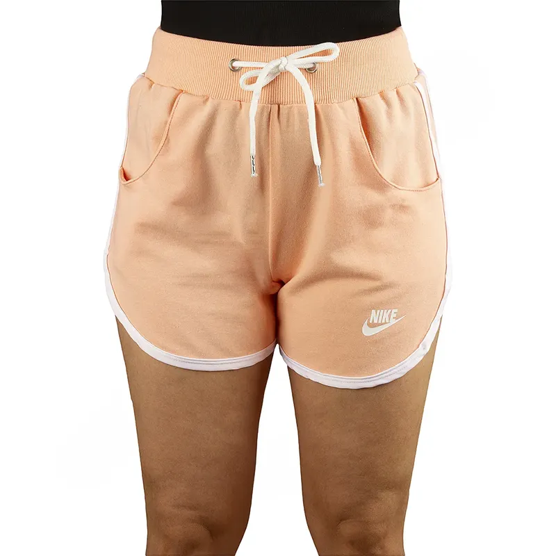 شلوارک ورزشی زنانه بدنسازی طرح نایک کتان KHS