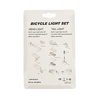 ست چراغ دوچرخه جلو و عقب XINGCHENG - XC-8016 