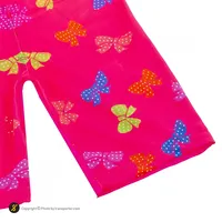 مایو شنا بچه گانه دخترانه دوتکه طرح دار AILH همراه با کلاه شنا A860-5