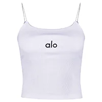 تاپ ورزشی زنانه بندی دوبل کبریتی alo 2415