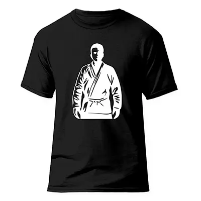 تیشرت جوجیتسو فشن لاین Jui Jitsu 5|مشکی/سفید