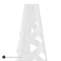 مانع تمرین فوتبال مخروطی 30 سانتیمتری شیاردار ژله ای بسته 10عددی