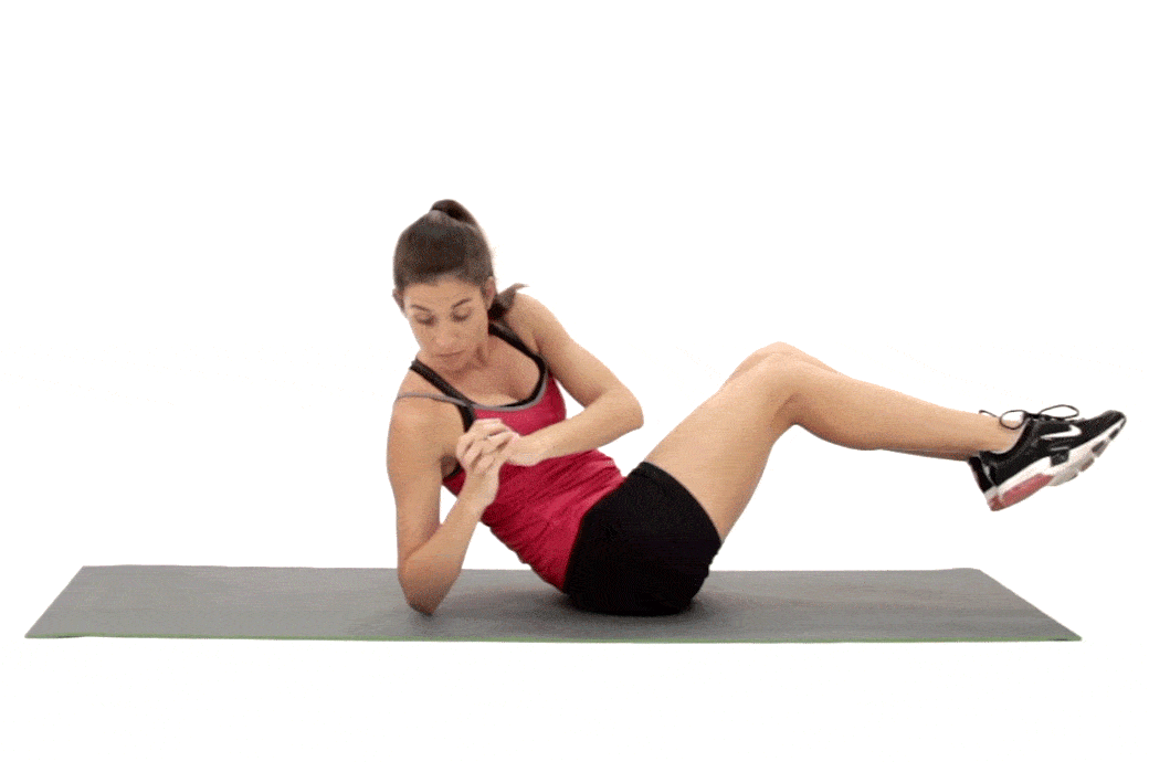 چرخش روسی نشسته (Sitting russion rotation)