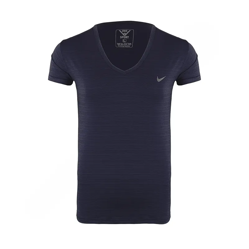 تیشرت ورزشی زنانه طرح نایک یقه هفتی یونیک اسپرت NZD 