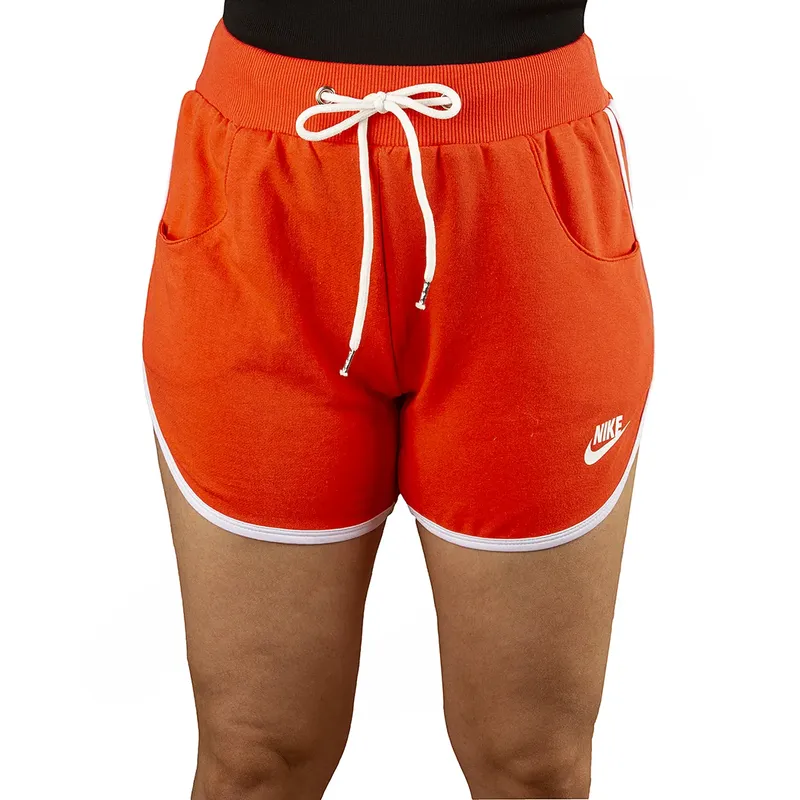 شلوارک ورزشی زنانه بدنسازی طرح نایک کتان KHS