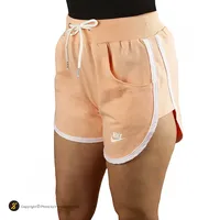 شلوارک ورزشی زنانه بدنسازی طرح نایک کتان KHS