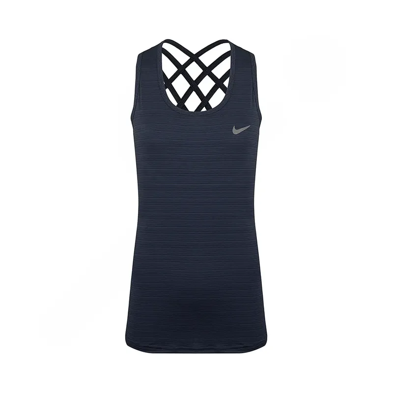 تاپ ورزشی زنانه طرح نایک پشت بندی یونیک اسپرت