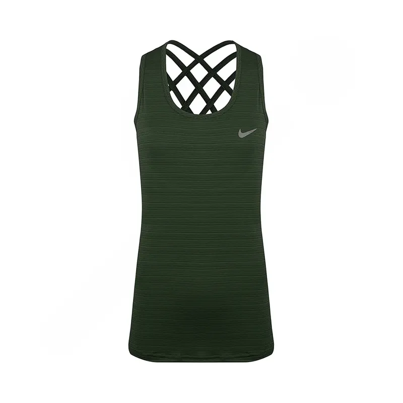 تاپ ورزشی زنانه طرح نایک پشت بندی یونیک اسپرت