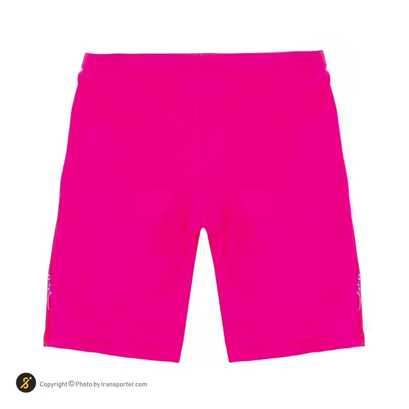 مایو شنا بچه گانه دخترانه دوتکه طرح دار AILH همراه با کلاه شنا A860-5