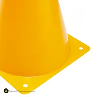 مانع تمرین فوتبال مخروطی 17 سانتیمتری ژله ای  بسته 10عددی