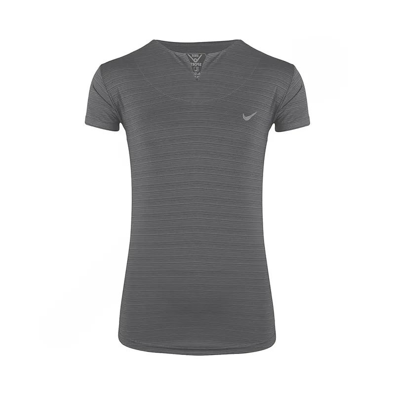 تیشرت ورزشی زنانه طرح نایک یقه دلبری یونیک اسپرت