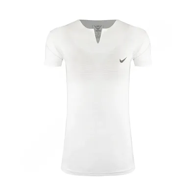 تیشرت ورزشی زنانه طرح نایک یقه دلبری یونیک اسپرت