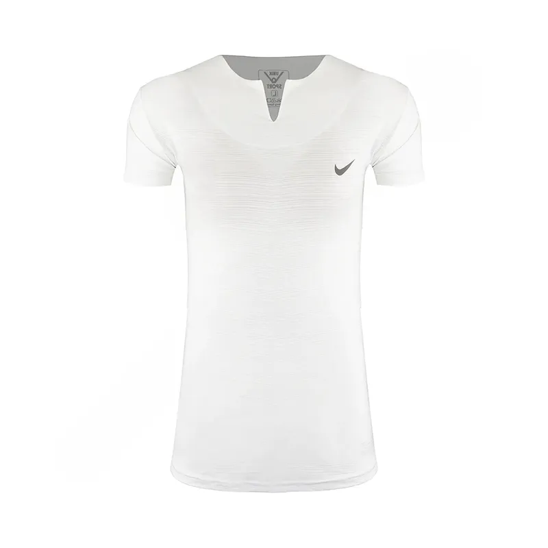 تیشرت ورزشی زنانه طرح نایک یقه دلبری یونیک اسپرت