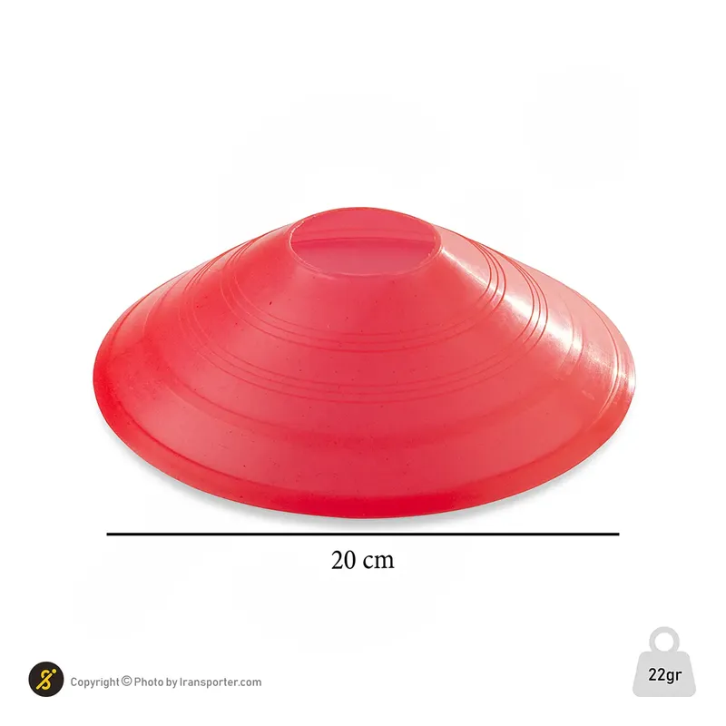 مانع تمرین فوتبال بشقابی کنز ژله ای بسته 10 عددی DST