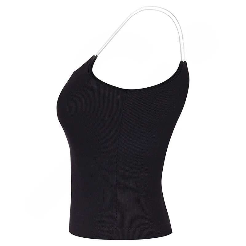 تاپ ورزشی زنانه بندی دوبل کبریتی alo 2415