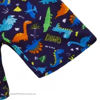 مایو شنا بچه گانه پسرانه دوتکه طرح دار BIAIDI همراه با کلاه شنا YY232