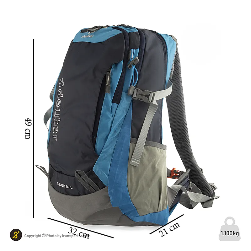 کوله کوهنوردی 32 لیتری طرح دیوتر کاوردار فنردار