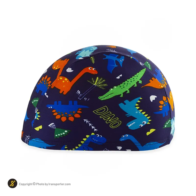 مایو شنا بچه گانه پسرانه دوتکه طرح دار BIAIDI همراه با کلاه شنا YY232