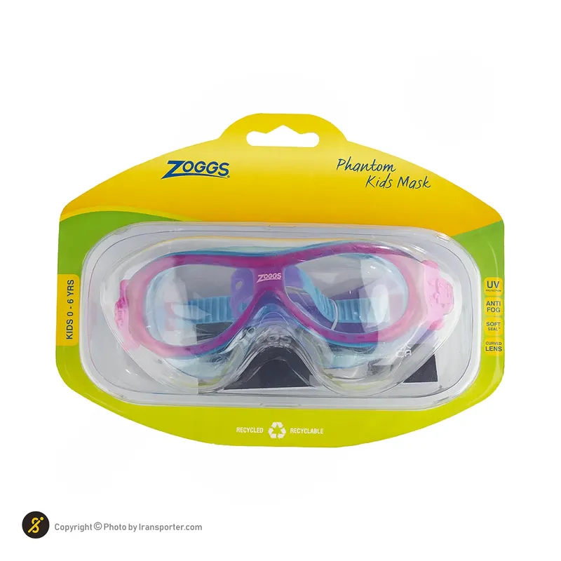 عینک شنا بچه گانه زاگز phantom kids mask HMK