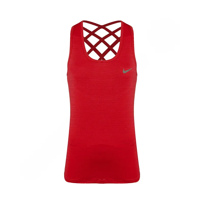 تاپ ورزشی زنانه طرح نایک پشت بندی یونیک اسپرت