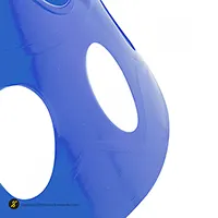 مانع تمرین فوتبال بشقابی سوراخ دار کنز ژله ای 9 سانتیمتری بسته 10 عددی