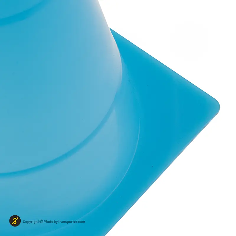 مانع تمرین فوتبال مخروطی 17 سانتیمتری ژله ای  بسته 10عددی