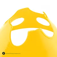 مانع تمرین فوتبال بشقابی سوراخ دار کنز ژله ای 9 سانتیمتری بسته 10 عددی