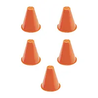 مانع تمرین اسکیتی مخروطی 8 سانتیمتری  بسته 5 عددی