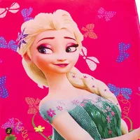 مایو شنا بچه گانه دخترانه دوتکه طرح دار AILH همراه با کلاه شنا A860-5