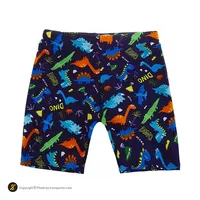 مایو شنا بچه گانه پسرانه دوتکه طرح دار BIAIDI همراه با کلاه شنا YY232