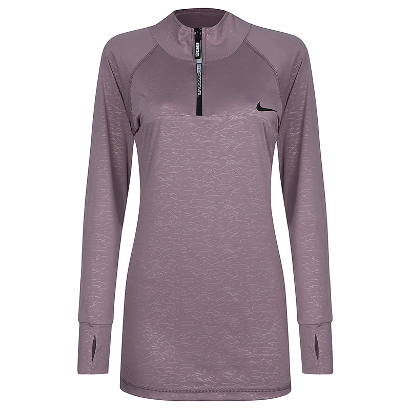 تونیک نیم زیپ زنانه طرح نایک staye pro