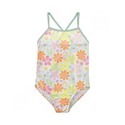 مایو شنا بچه گانه دخترانه یک تکه Wonder Nation 52469