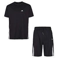 تیشرت و شلوارک ورزشی مردانه طرح آدیداس 2516