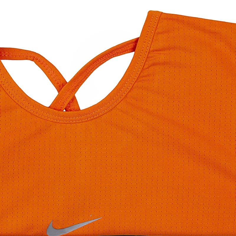 نیم تنه ورزشی زنانه سوزنی طرح نایک پشت بندی UNIQ