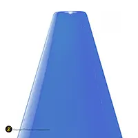 مانع تمرین فوتبال مخروطی 17 سانتیمتری ژله ای  بسته 10عددی