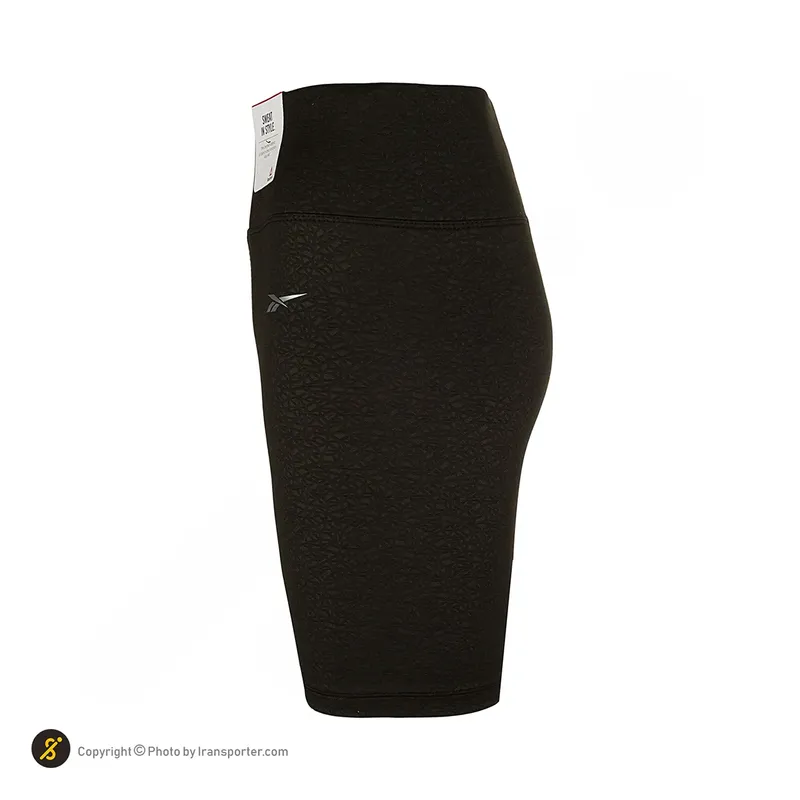 شلوارک ورزشی زنانه کمر دار طرح ریبوک  RBK02