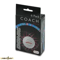 توپ پینگ پنگ دونیک کوچ +40 پلاستیکی بسته 6 عددی HGH