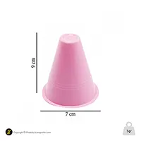 مانع تمرین اسکیتی مخروطی 8 سانتیمتری  بسته 5 عددی