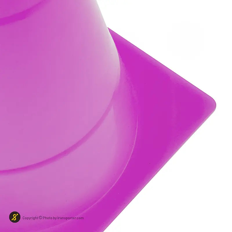 مانع تمرین فوتبال مخروطی 17 سانتیمتری ژله ای  بسته 10عددی