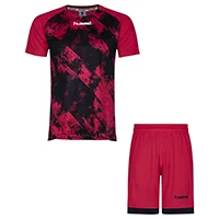 ست تیشرت شلوارک مردانه سوزنی طرح هیومل