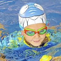 کلاه شنا بچه گانه زاگز Silicone Character HMK