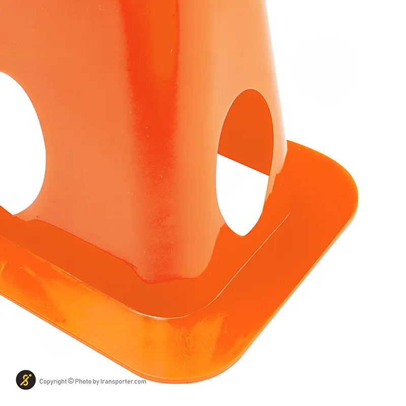 مانع تمرین فوتبال دیواره ای شیار دار 15 سانتیمتری بسته 5 عددی