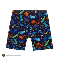 مایو شنا بچه گانه پسرانه دوتکه طرح دار BIAIDI همراه با کلاه شنا YY232