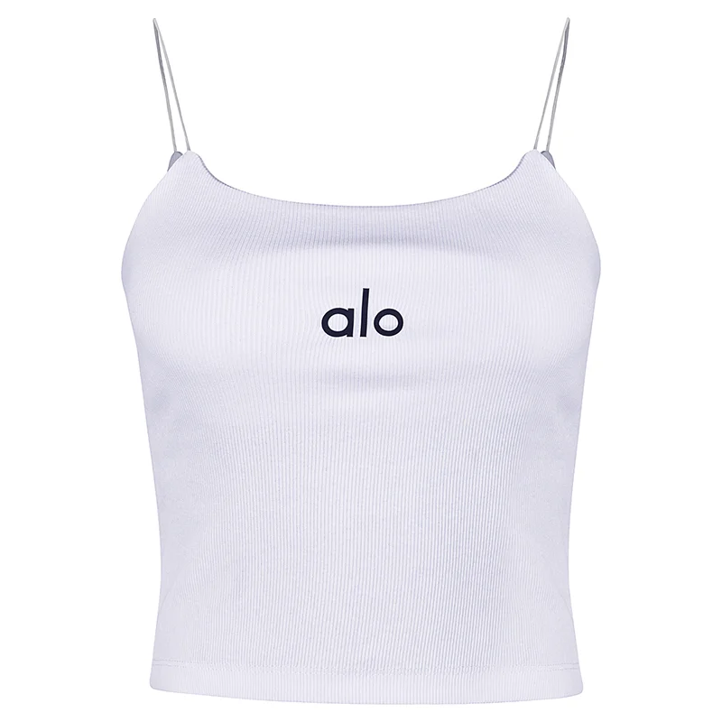تاپ ورزشی زنانه بندی دوبل کبریتی alo 2415